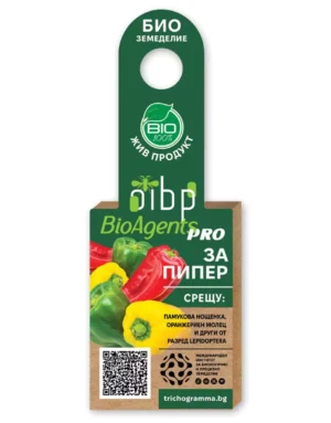 BioAgent Pro Pepper Trichogram - Біорозкладний контейнер для захисту від бавовняної совки та тепличної молі