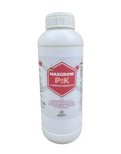 Рідке добриво MAXGROW P:K, яке містить мікроелементи для рослин.